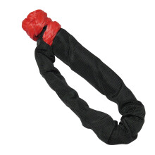 (Red, 14MM x 110CM) Heavy Duty Soft Shackle Tow Rope in Green or Red