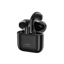 Remax TWS-10i Noir - Casque Bluetooth 5.0 sans fil HiFi dynamique, réduction active du bruit, micro, contrôle tactile, 13 mm, étanche