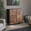 Vida Designs (Rustic Brown) Chorley 8 Fabric Drawer Home Storage Chest 1