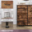 Vida Designs (Rustic Brown) Chorley 8 Fabric Drawer Home Storage Chest 4