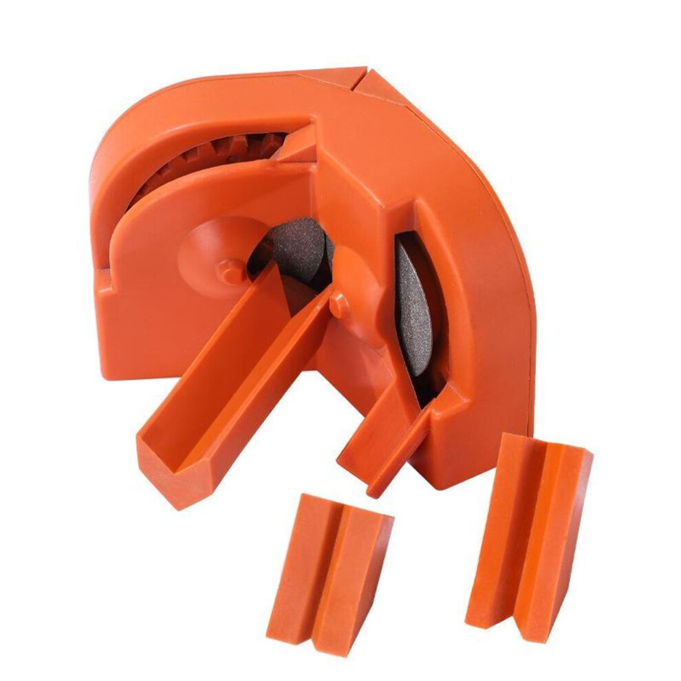 (orange, 1PCS) Multipurpose Drill Bit Grinding Sharpener ,Electric Impact Drill Knife Sharpener ,Disposable Double-sided Polishing