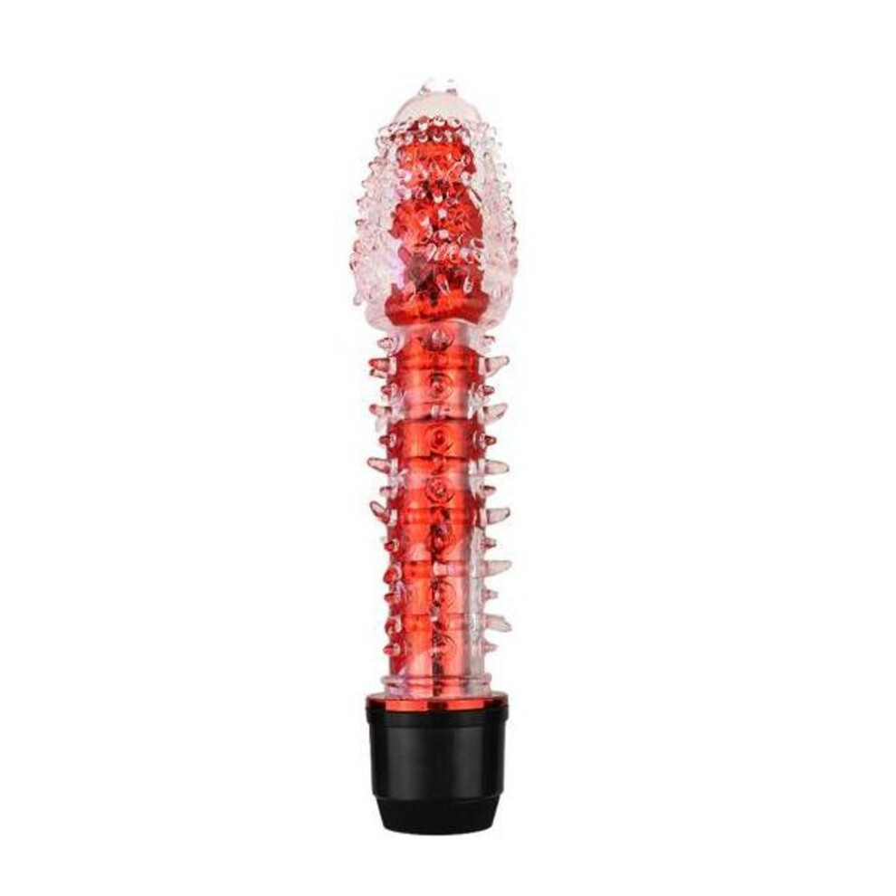 (red) Multispeed Vibrator Jelly Dildo Penis Vibrator Massager Clitoris Stimulator Adult Sex Toys for Women