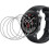 6pcs for OnePlus Watch 2 Screen Protector, Anti-blue Light Full Coverage HD Clear Screen Protector for OnePlus Watch 2 Smartwatch 1