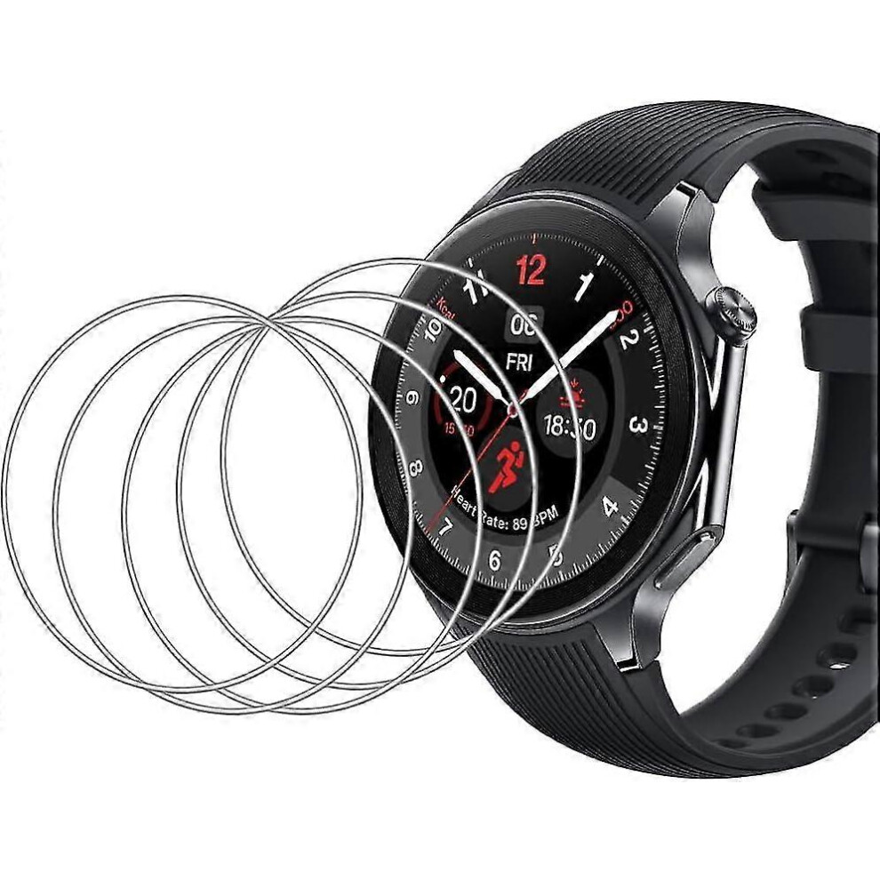 6Pcs For Oneplus Watch 2 Screen Protector, Anti- Full Coverage Hd Clear Screen Protector For Oneplus Watch 2 Smartwatch Blue/Light 5778930887538
