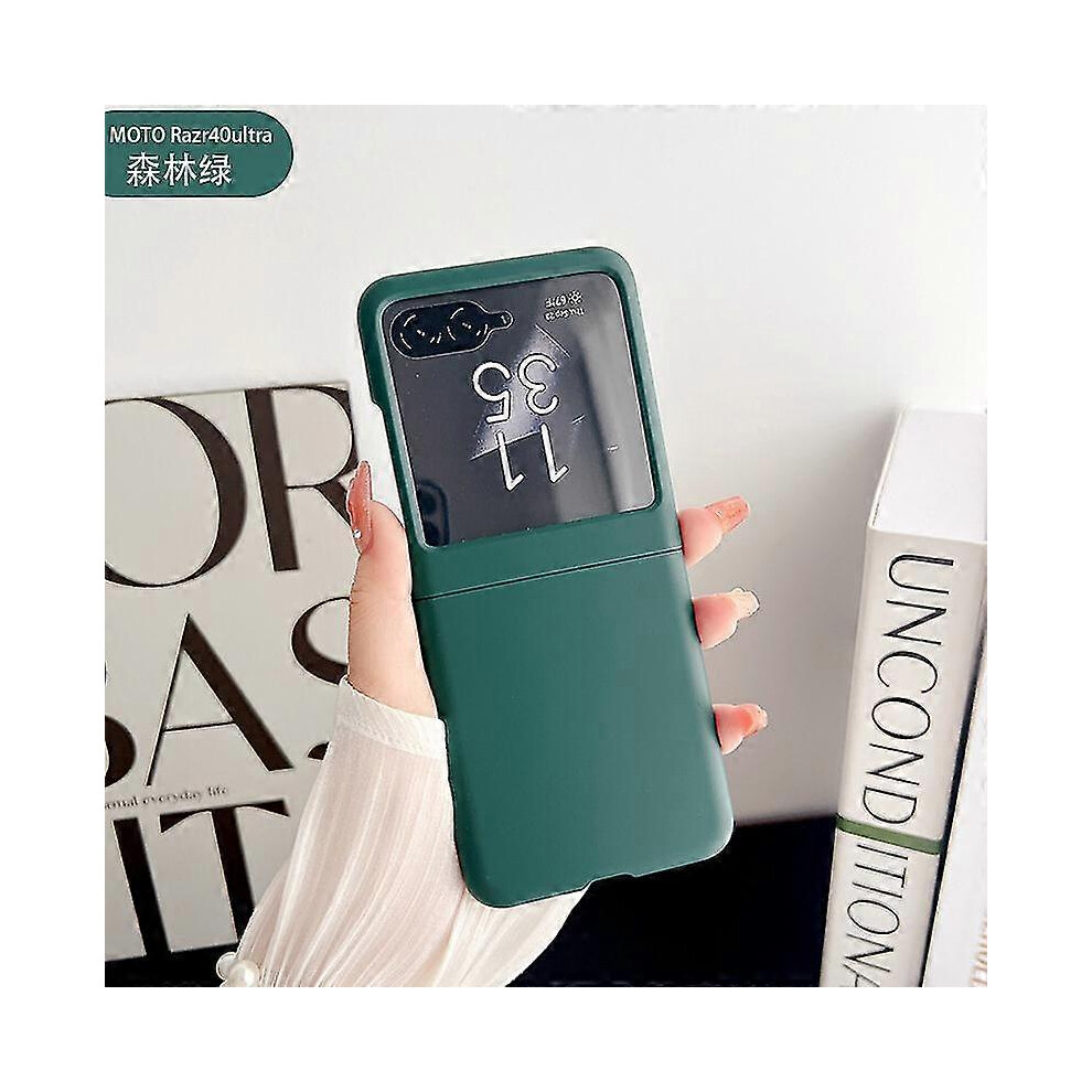 (Green) Phone Case For Motorola Razr 40 Ultra With Back Screen Protector Ultra-Thin Scratch-Resistant For Motorola Razr+ Plus 2023 Case Green 5778930887958