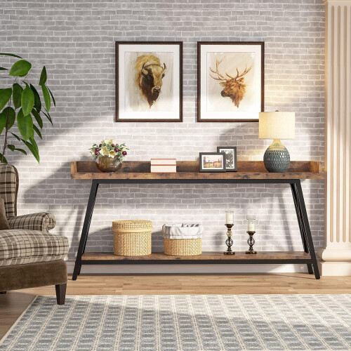 Tribesigns Table console Tribesigns 180 cm Table console extra longue derrière le canapé, table de canapé 2