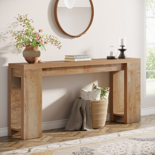 Tribesigns Tribesigns Console Table 160 x 29.5 x 85 cm Side Table Hall Table, Sofa Table for Small Room