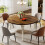 Tribesigns Tribesigns Dining Table Round Dining Table for 4-6 People, 120CM 2