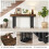 Tribesigns Tribesigns Entryway Console Table, Metal Frame Hallway Table, Sofa Foyer Table 4
