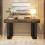 Tribesigns Tribesigns Entryway Console Table, Metal Frame Hallway Table, Sofa Foyer Table 2