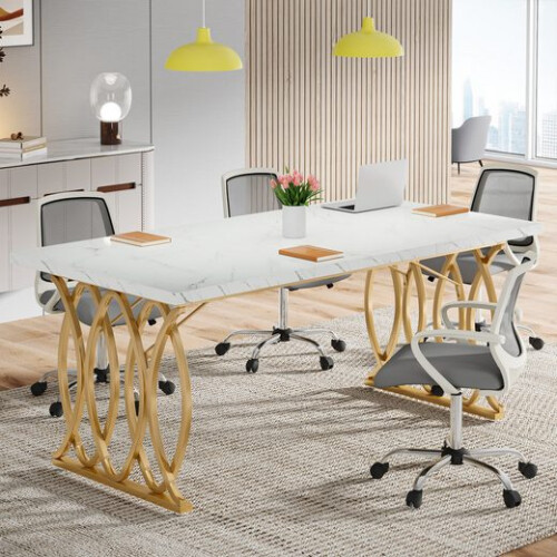 Tribesigns Tribesigns Desk Computer Table, 160 x 80 x 75 cm Modern PC Table Office Table 2