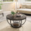 Tribesigns Tribesigns Coffee Table Round Coffee Table Side Table, Industrial 2-Tier Circle Coffee Table 1