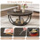 Tribesigns Tribesigns Coffee Table Round Coffee Table Side Table, Industrial 2-Tier Circle Coffee Table 6