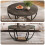 Tribesigns Tribesigns Coffee Table Round Coffee Table Side Table, Industrial 2-Tier Circle Coffee Table 5
