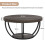 Tribesigns Tribesigns Coffee Table Round Coffee Table Side Table, Industrial 2-Tier Circle Coffee Table 4