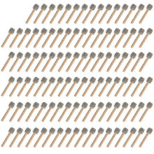 Pack Of 100 Mini 3" Wooden Honey Spoon Sticks Individually Packed