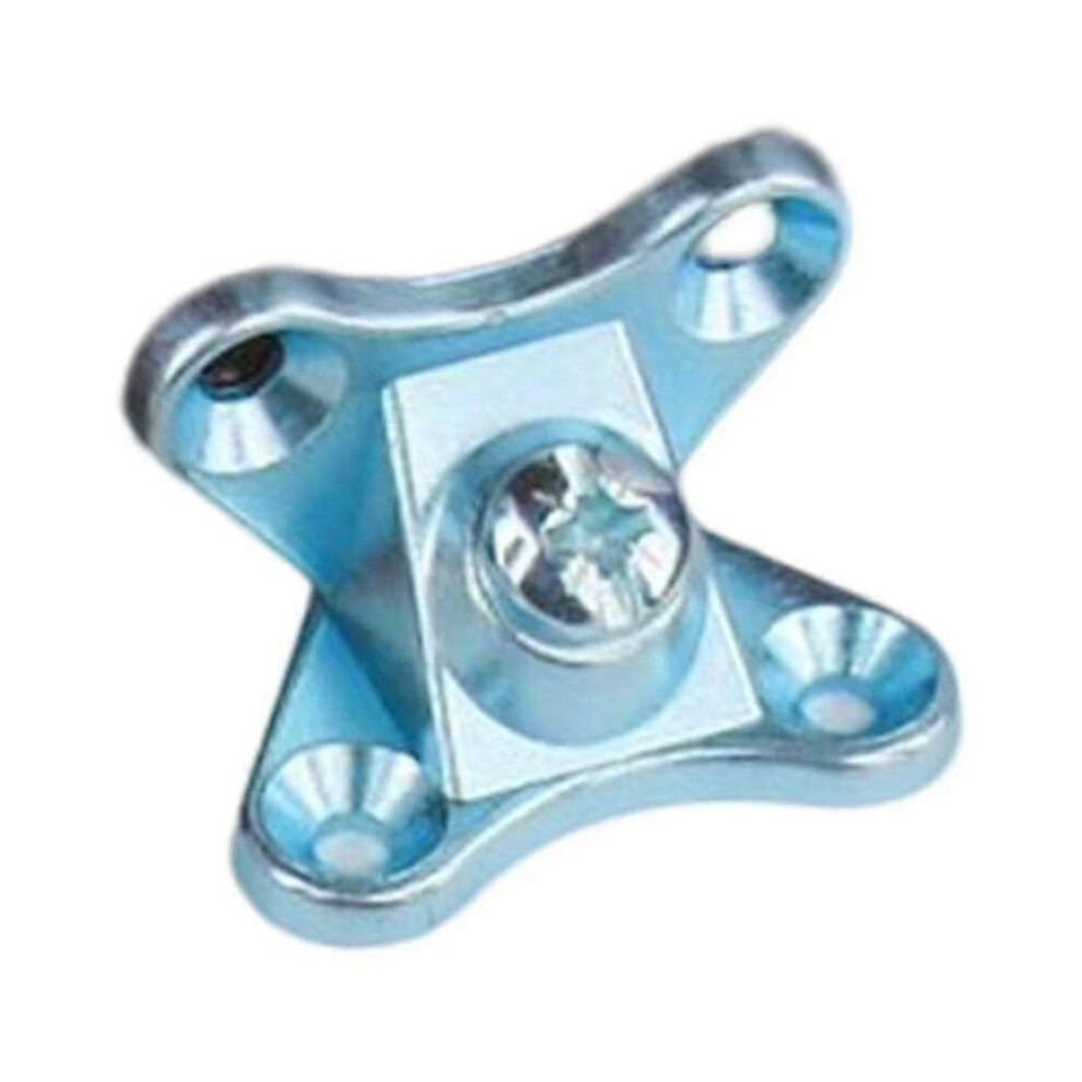 (Blue Zinc) 10Pcs L Bracket Corner Brace Metal Corner Bracket Removable Corner Brace With 40 Screw Furniture Reinforced Angle Bracket Zekai 5778930891467