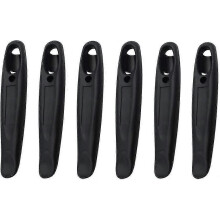6pcs Tyre Repair Kits Plastic Bicycle Tire Levers Universal Tyre Spoons Patches Levers Tire Changing Wrench Tool for Repair Bike Tube (black)  Zekai