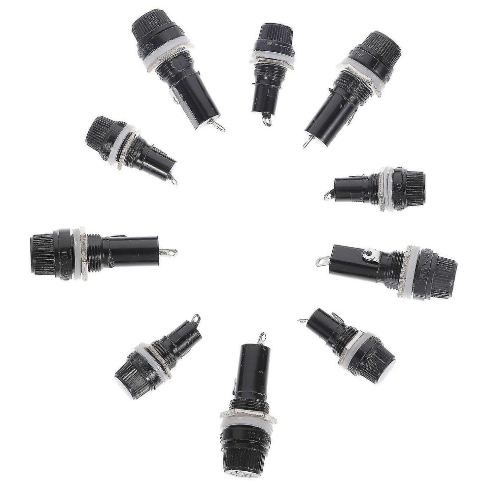 16Pcs Fuse Holders 5X20mm 6X30mm Fuse Holder Socket Fuse Holder Panel Mounts Zekai 5778930891702
