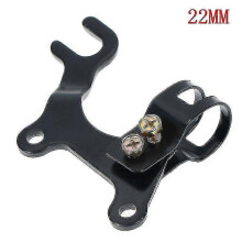 (22MM) Adjustable Black Bicycle Bike Disc Brake Bracket Frame Adaptor Mounting Holder Zekai