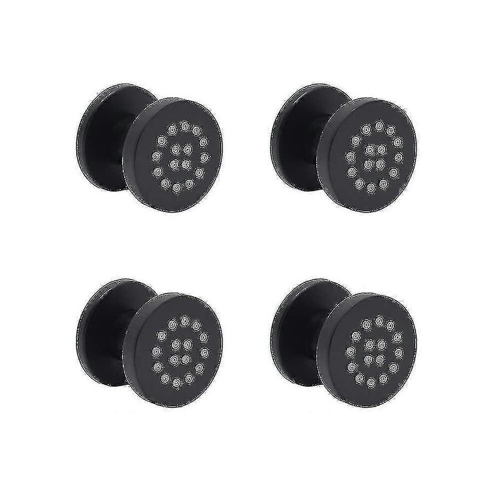 (Round-Black) Concealed Solid Brass Body Sprays Square Shower Spa Massage Body Zekai 5778930893553