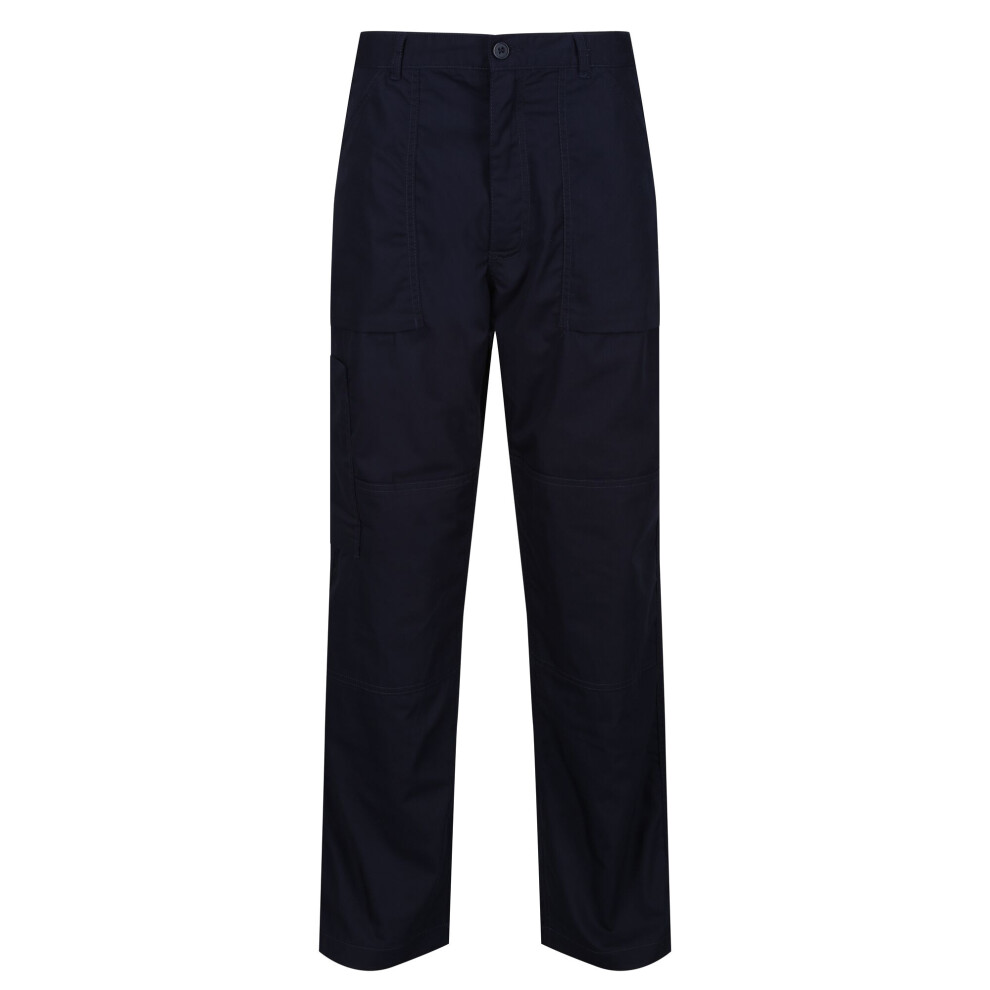 (40 x Long, Navy) Regatta Mens Sports New Lined Action Trousers