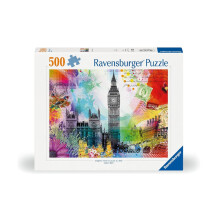 Ravensburger London Postkarte 500 Teile Puzzle f?r Erwachsene ? 12000309 ? Handgefertigte Werkzeuge Made in Germany Jedes Teil passt perfekt zusammen