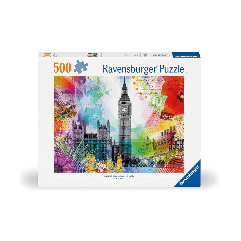 Ravensburger London Postcard 500 Piece Jigsaw Puzzle
