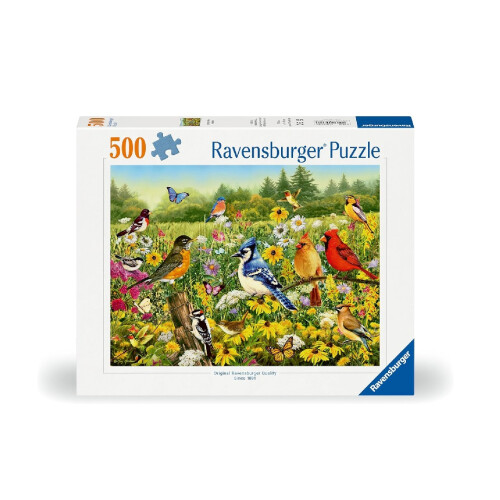 Ravensburger 2D-puslespil: Fugle 500 brikker