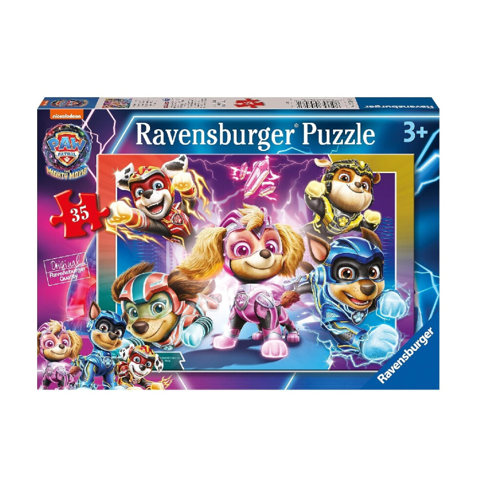 Ravensburger Childrens Paw Patrol The Mighty Movie 35 Piece Jigsaw Puzzle