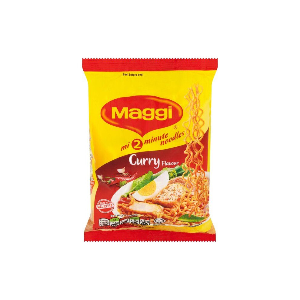 Saras Flavours Of Asia Maggi Malaysian Curry Noodles 79G (Pack Of 20) Quick And Delicious
