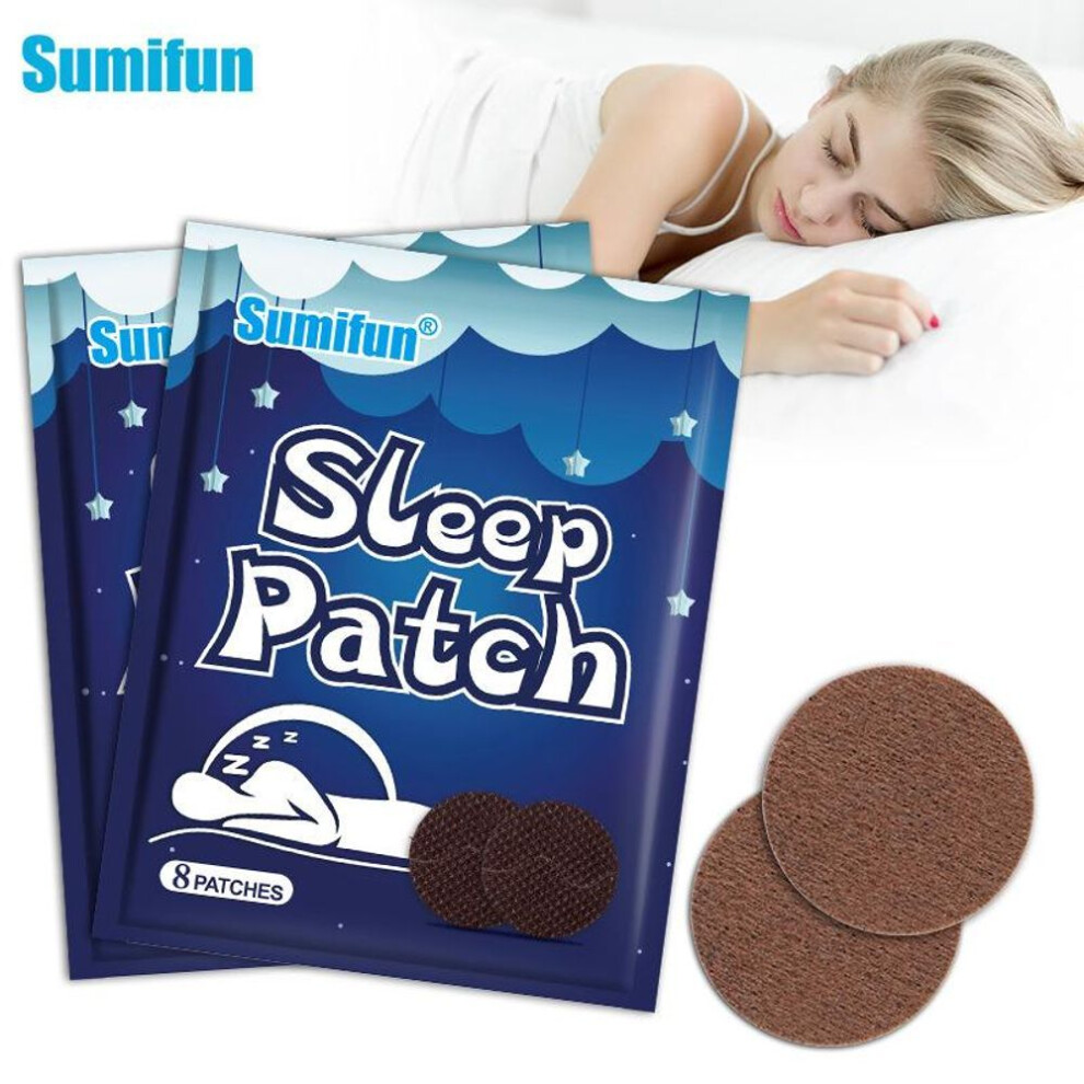 (8pcs/bag) Sumifun Sleep Patch Relieve Anxiety Headache Stress Plaster Body Relax Sleep Aid Improve Sleep Quality Refuse Insomnia