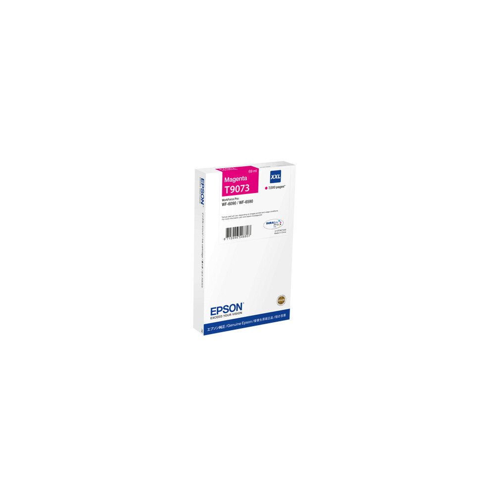 Epson T9073 - XXL size - magenta - original - ink cartridge