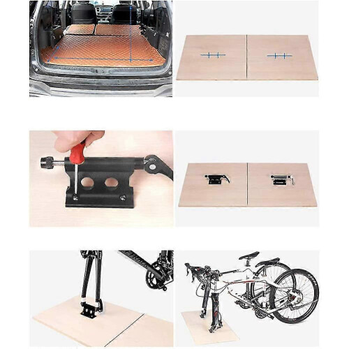 Bicycle Front Fork Bracket Quick Release Front Fork Mountain Road Bike (1pc, Black) Zekai 1