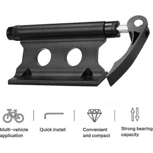 Bicycle Front Fork Bracket Quick Release Front Fork Mountain Road Bike (1pc, Black) Zekai 2