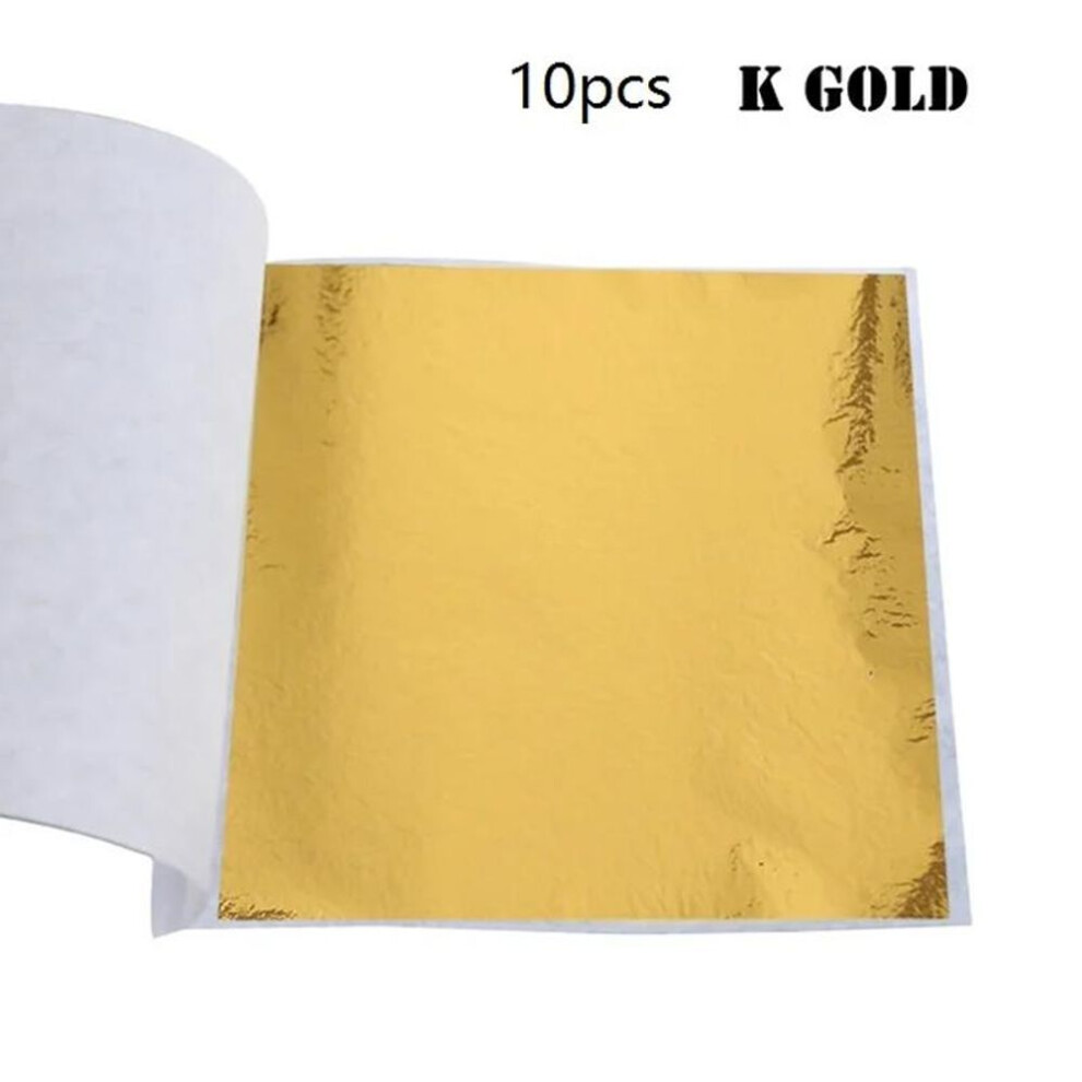 (gold) gold foil paper for decorating gilded furniture, DIY nails, arts, crafts, paintings, resin