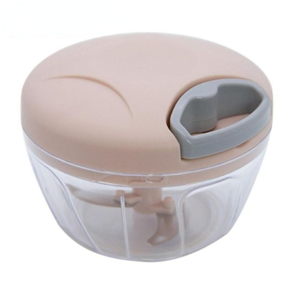 (pink) Garlic Masher Sturdy Durable Crusher Hand Chopper For Crushed Meat Fruit Vegetable Ginger Fresh Chili Kitchen Accessories