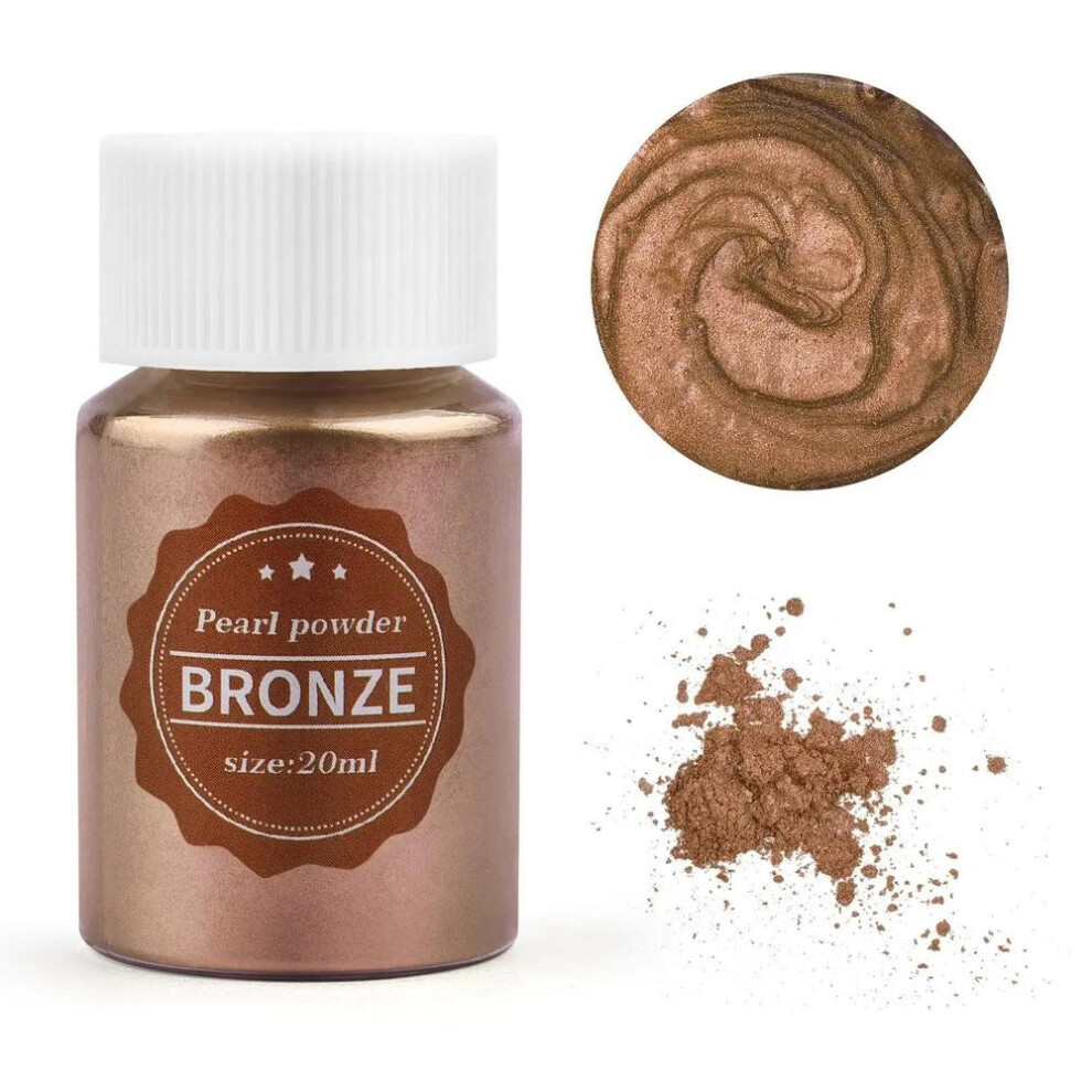 (bronze) 24 Colors 15g Mica Pearl Powder For Epoxy Resin, Soap, Candle, And Jewelry Crafting – Natural Pigment Dye For Diy Projects