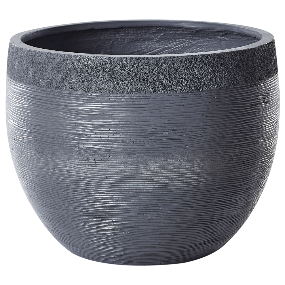 Plant Pot ZAKROS Ceramic 50 cm Grey