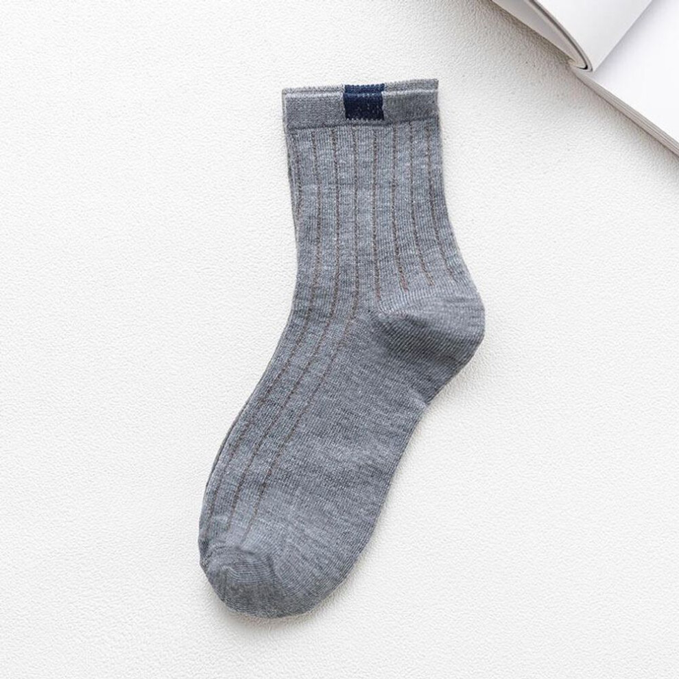 (grey, 10Pcs ?EUR 33-44?) 10pairs Socks Women Winter Warm Socks For Women New Year Cute Set Men&apos;s White Japanese Style Sports Fashion Short Socks Set Femal