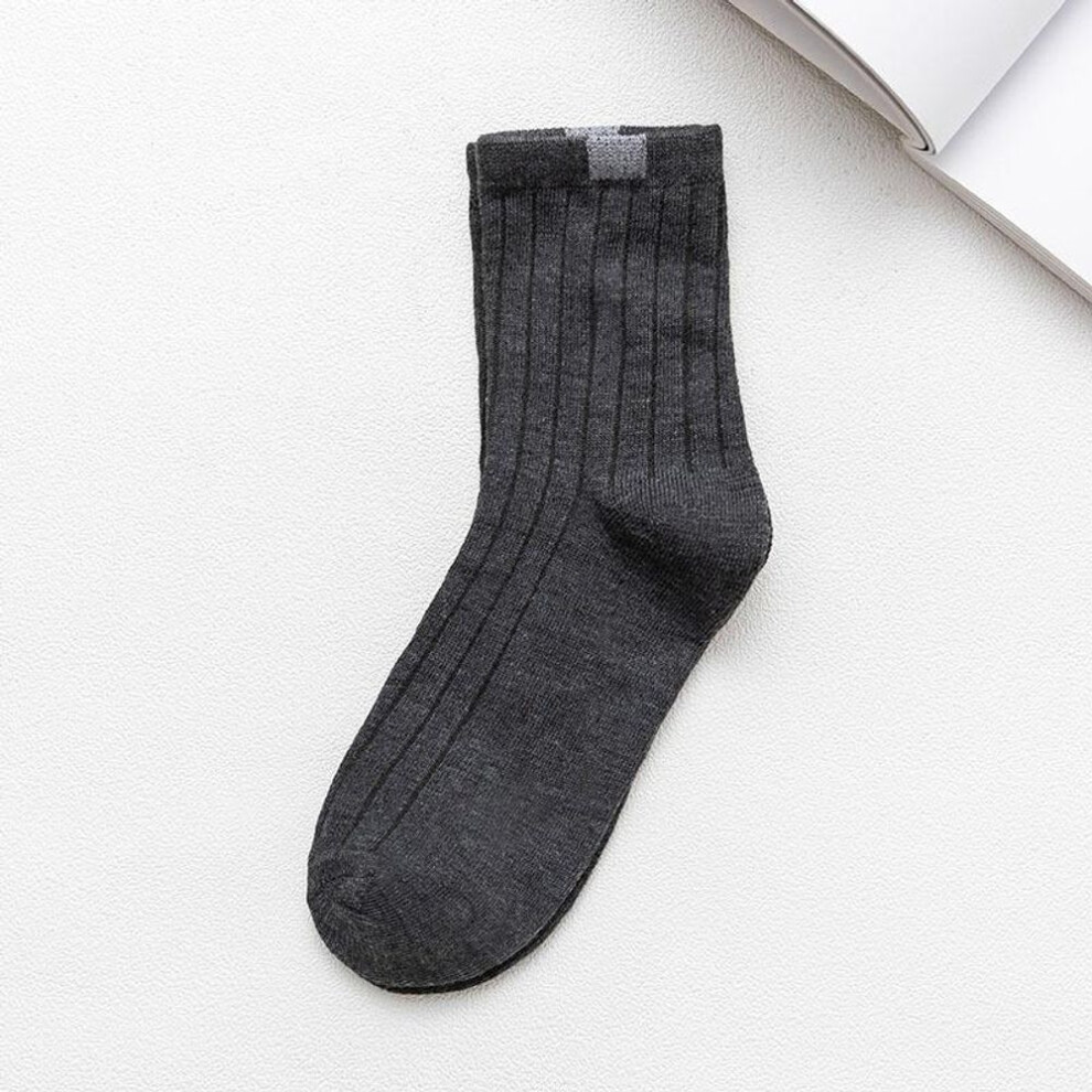 (dark grey, 10Pcs ?EUR 33-44?) 10pairs Socks Women Winter Warm Socks for Women New Year Cute Set Men&apos;s White Japanese Style Sports Fashion Short Socks Set Femal