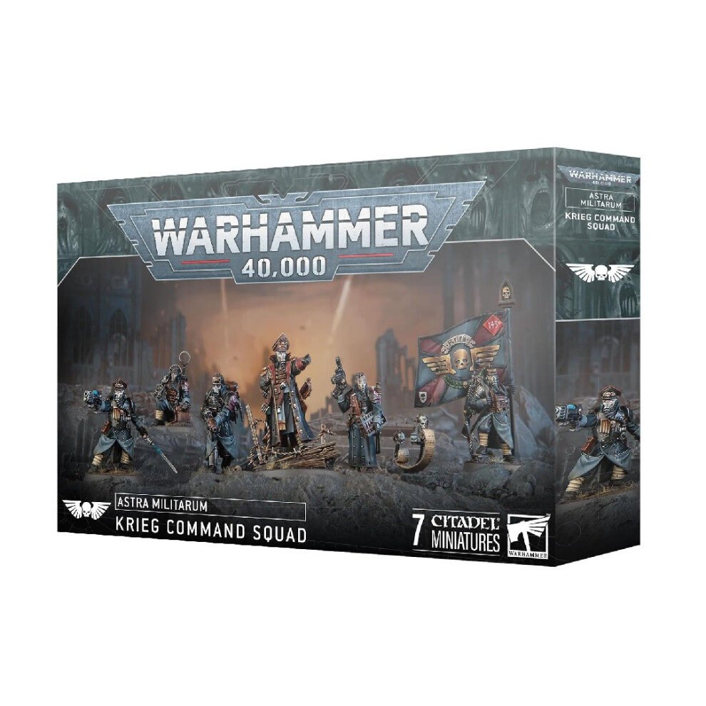 Warhammer 40,000 Astra Militarum Krieg Command Squad Model Kit