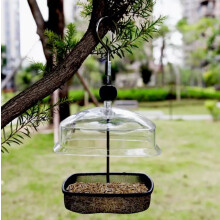 NEW JARDIN GARDEN MEALWORM & SUET BIRDS FEEDER TRAY WEATHERPROOF WITH RAIN COVER