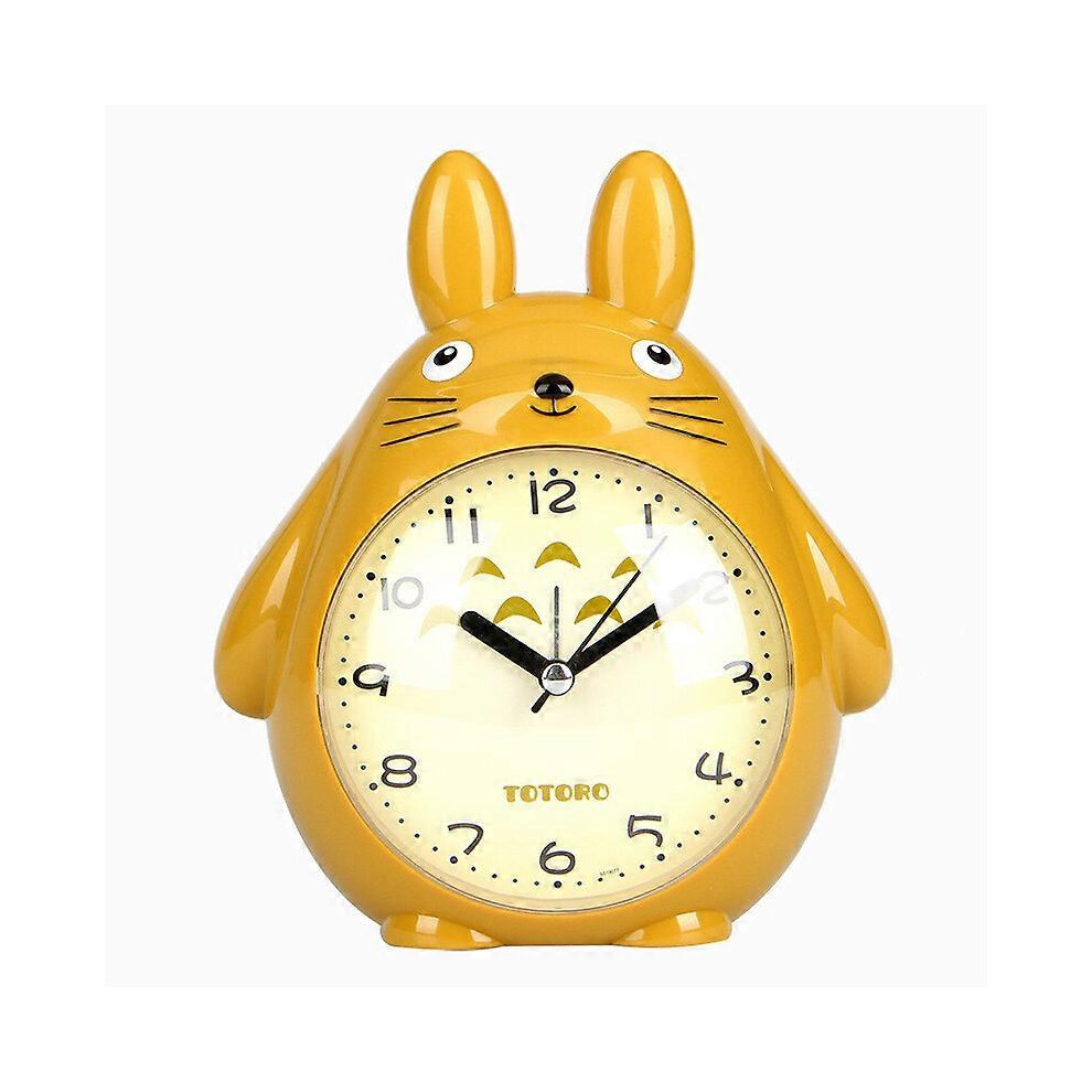 (Orange, One Size) Saytay Alarm Clocks For Bedrooms, Cartoon Alarm Clock Totoro Alarm Clock Night Light, Student Children's Home Decoration Deskto Blue,Orange Spiez