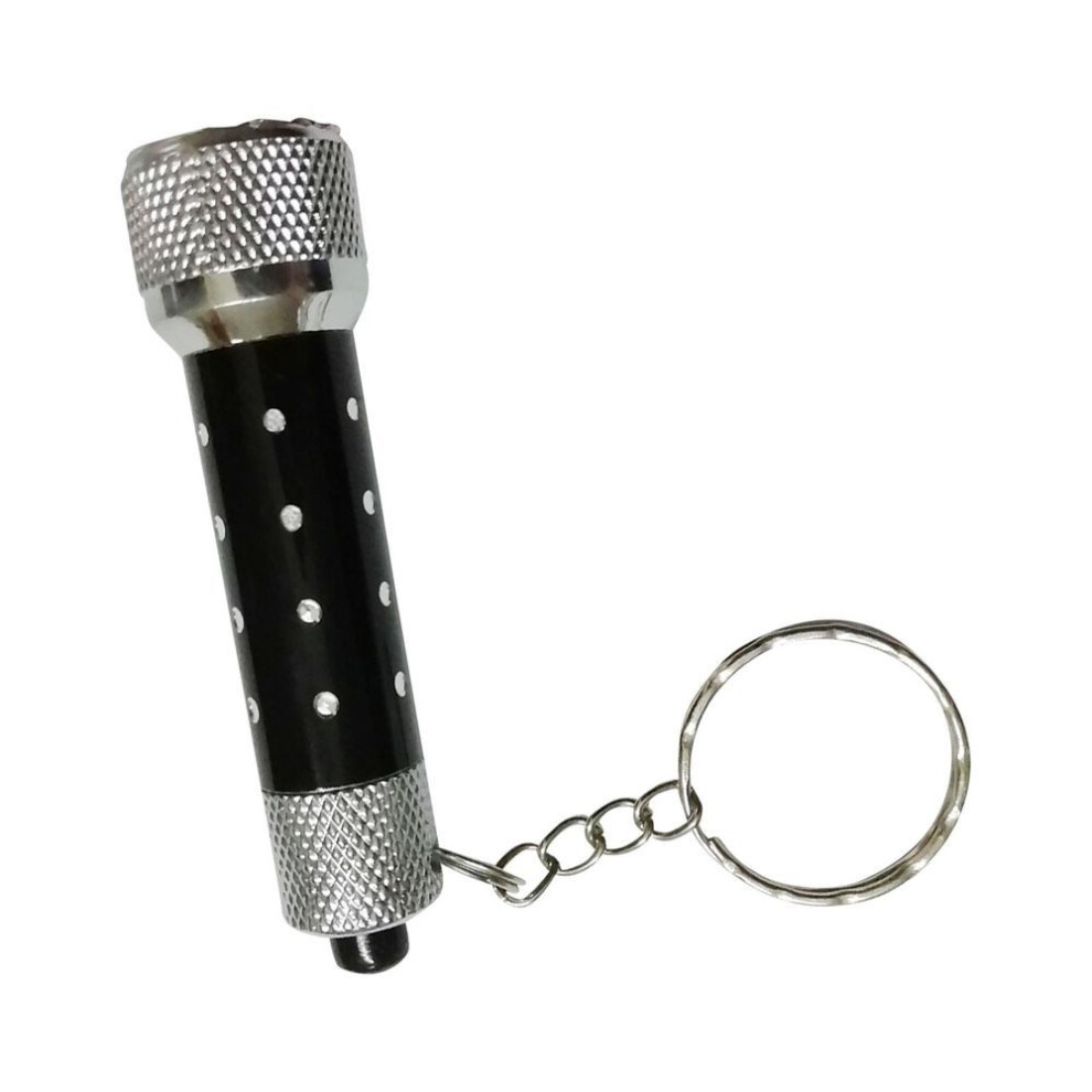 (Other, One Size) Ultra Bright  5 Led Flashlight Torch Key Chain Key Ring Keychain
