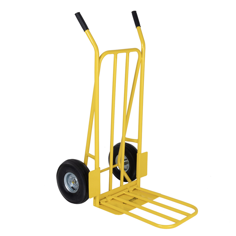 Charles Bentley 270kg Heavy Duty Folding Trolley/Sack Truck with Pneumatic Tyre