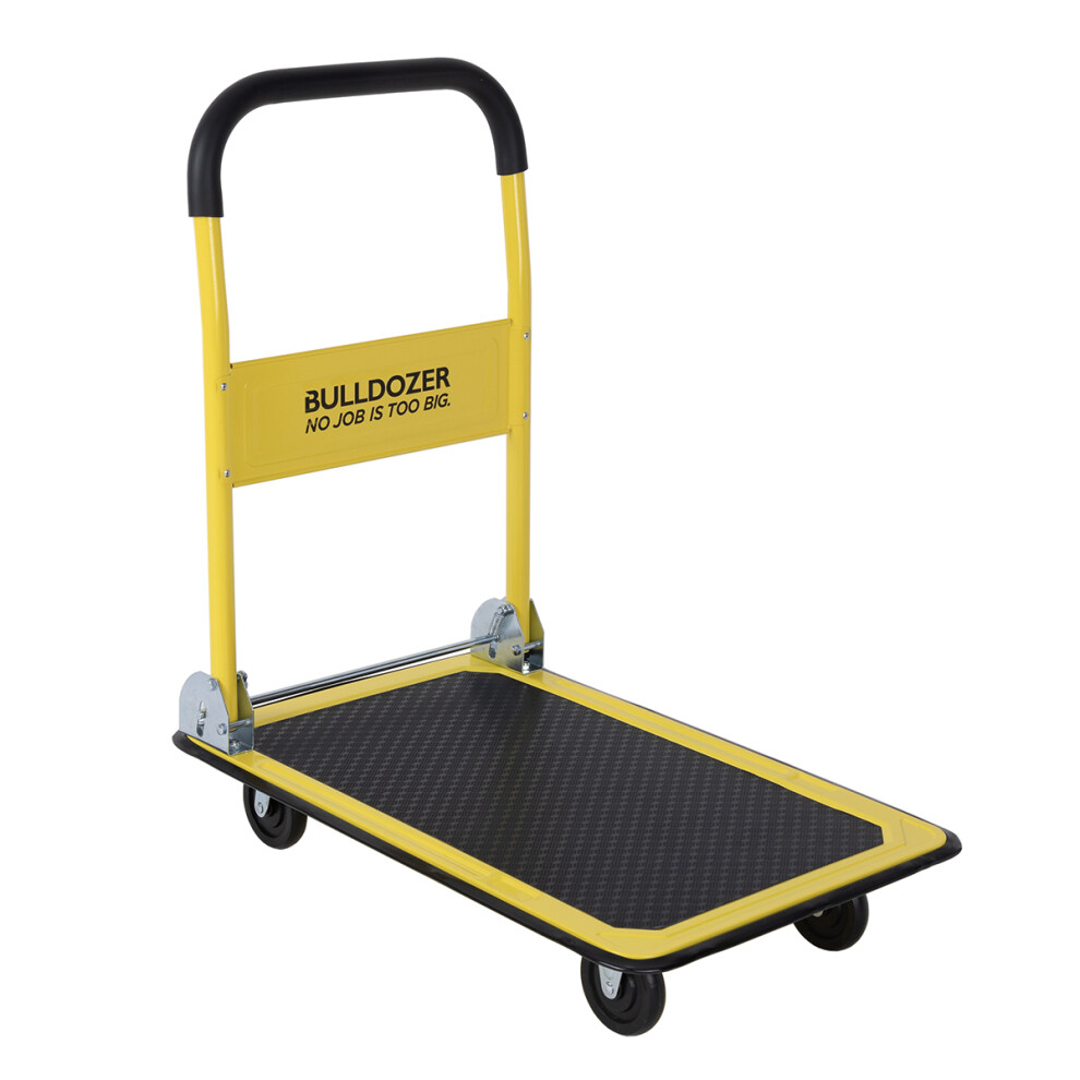 Charles Bentley Heavy Duty Folding Platform Trolley Truck 150kg