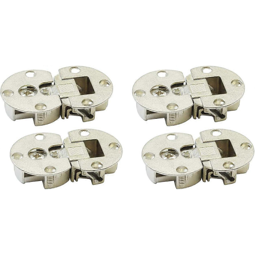 (As Show, One Size) Linjou Adjustable Flap Lid Concealed Hinge Pack Of 4 5093216566939
