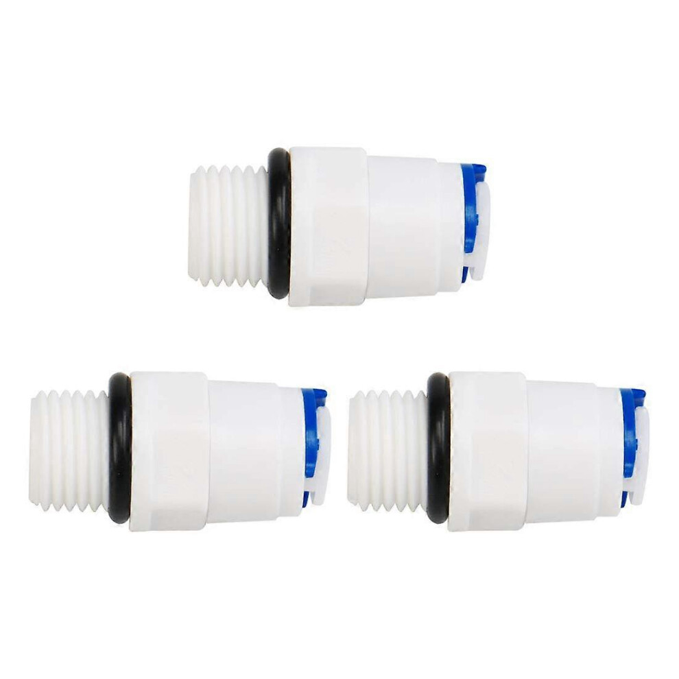 (As Show, One Size) Linjou Quick Connect Water Purifiers Tube ,Fittings Push In To Connector Filter Tubing Hose Pipe Joint 5093216565635