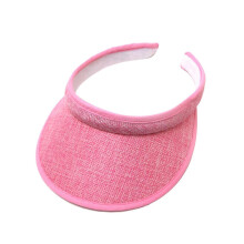 (Pink, One size) Sport Sun Visor Hats Cowboy Hat Twill Cotton Ball Caps Sun Cap for Men Women